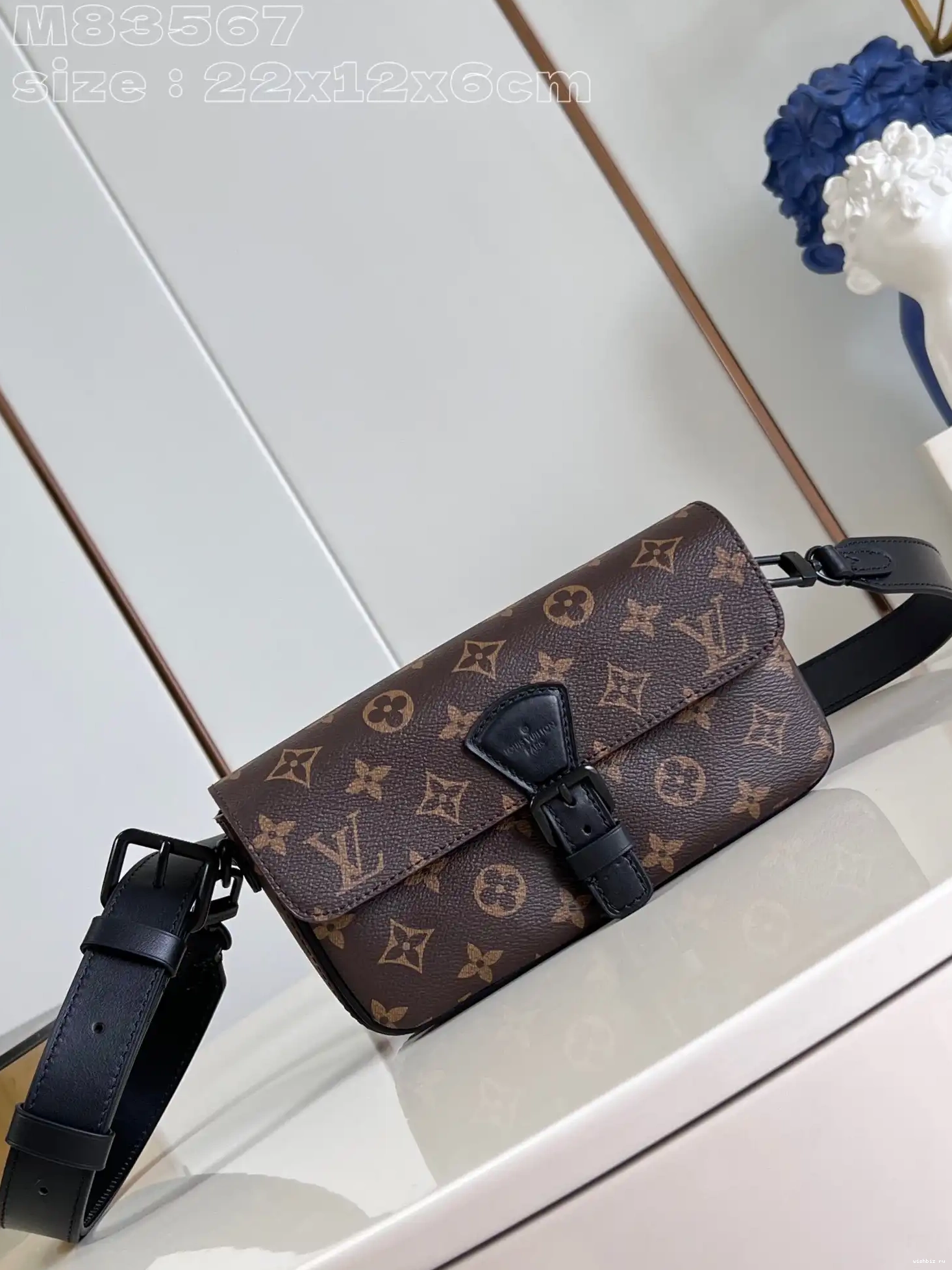 WIS VUITTON Wallet LOUIS Montsouris Wearable 0625